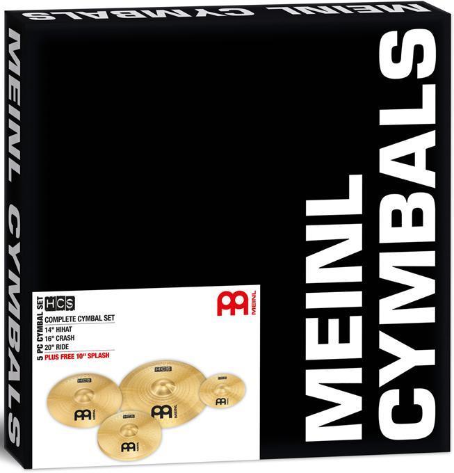 Pack cymbales Meinl HCS Set 3 cymbales 14/16/20 + 10