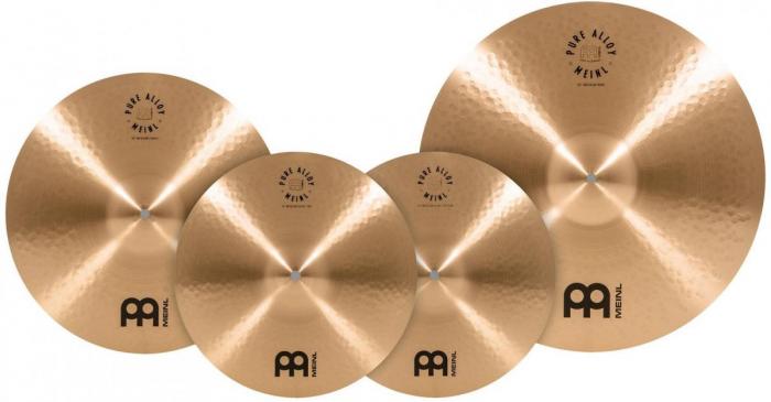Pack cymbales Meinl Pack Pure Alloy (14