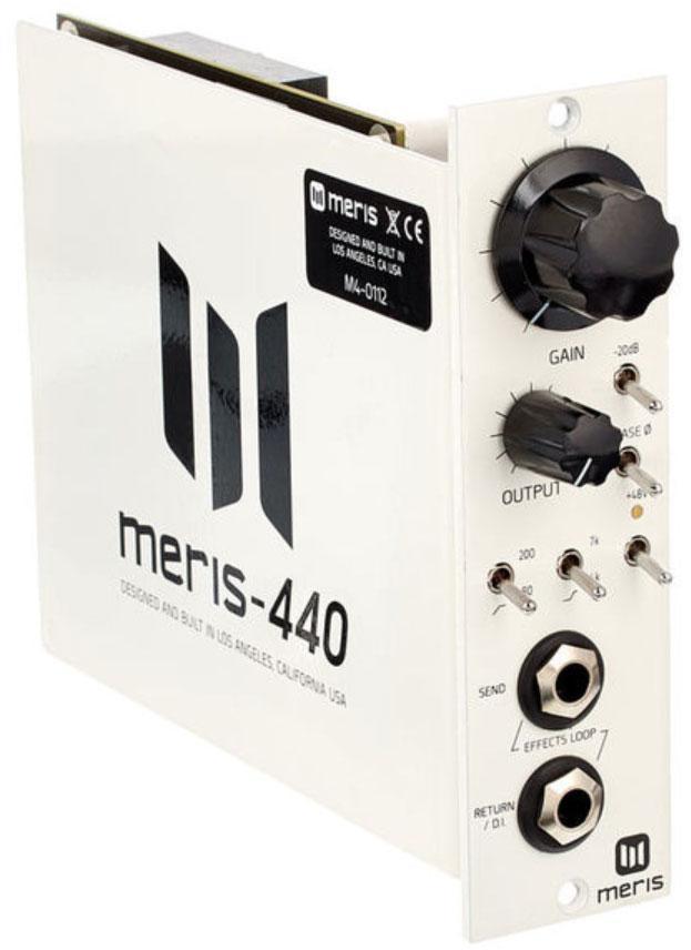 Module format 500 Meris 440 Mic Preamp 500 Series
