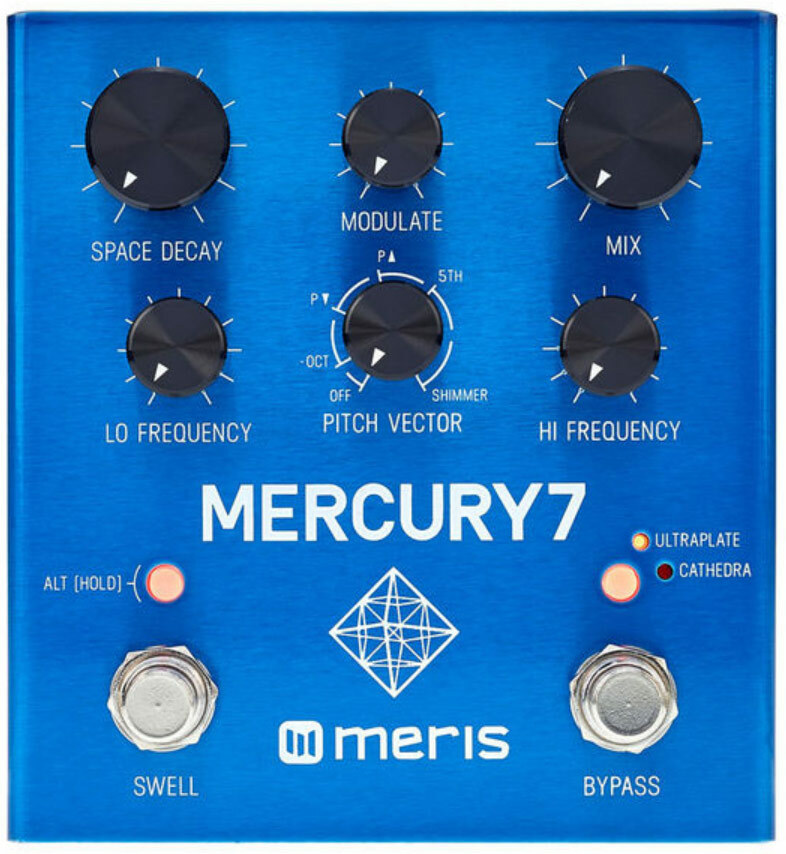 Meris Mercury 7 Reverb Pedal - PÉdale Reverb / Delay / Echo - Main picture