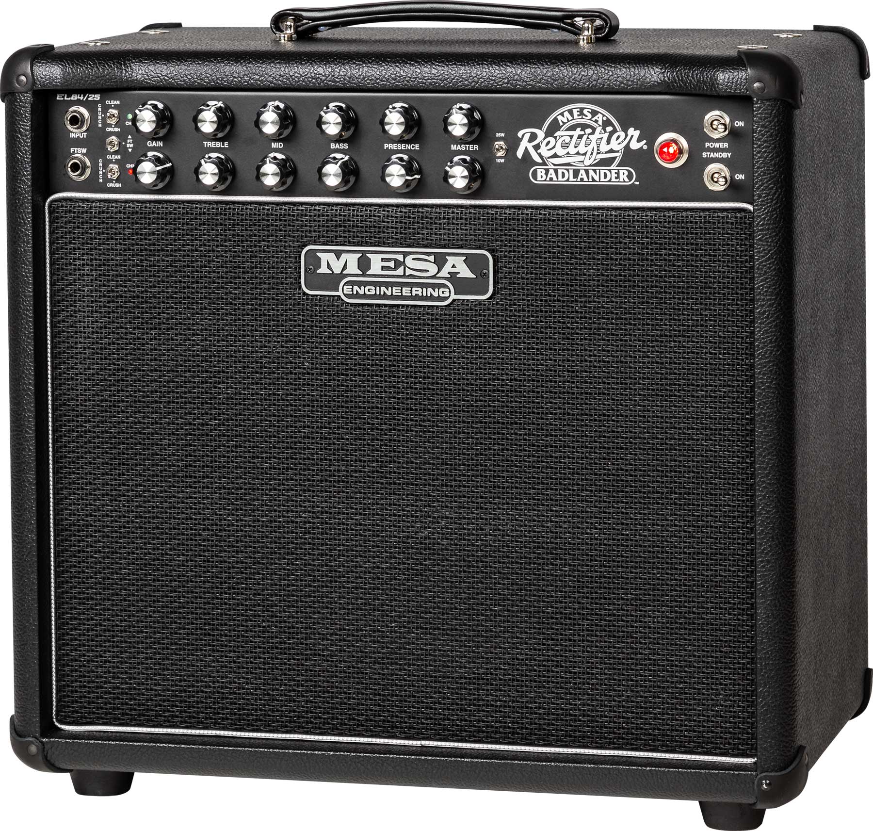 Mesa Boogie Badlander 25 1x12 Combo 10/25w 112 El84 Black Bronco - Ampli Guitare Électrique Combo - Variation 1