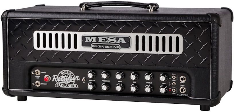 Mesa Boogie Badlander 50 Head 20/50w El34 Black Taurus - Ampli Guitare Électrique TÊte / PÉdale - Variation 1
