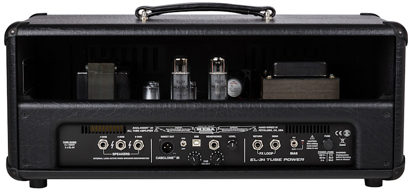 Mesa Boogie Badlander 50 Head 20/50w El34 Black Taurus - Ampli Guitare Électrique TÊte / PÉdale - Variation 2
