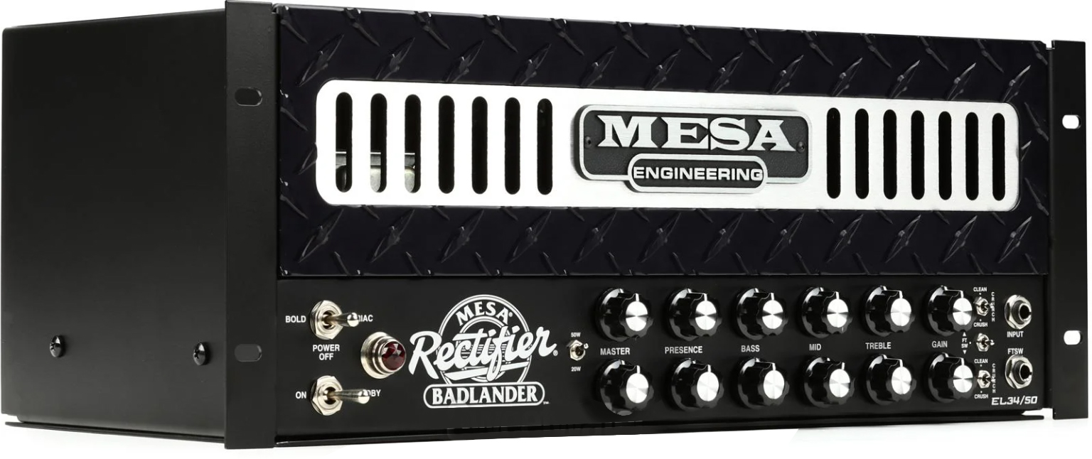 Mesa Boogie Badlander 50 Rackmount Head 50w El34 - Ampli Guitare Électrique TÊte / PÉdale - Variation 1