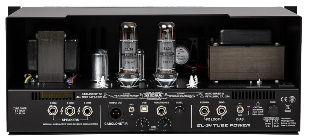 Mesa Boogie Badlander 50 Rackmount Head 50w El34 - Ampli Guitare Électrique TÊte / PÉdale - Variation 2