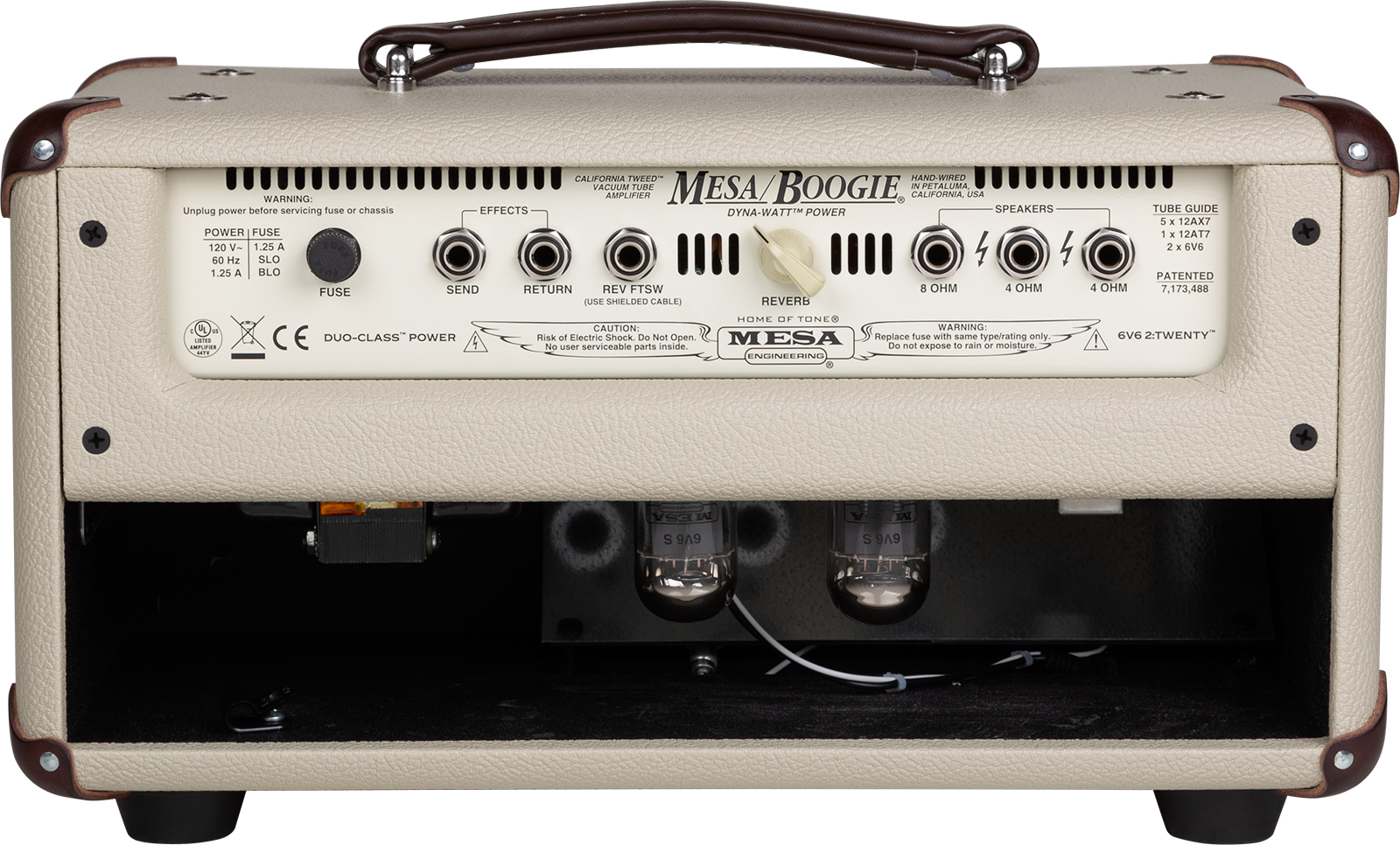 Mesa Boogie California Tweed 6v6 2:20 Head 1/10/20w - Ampli Guitare Électrique TÊte / PÉdale - Variation 2
