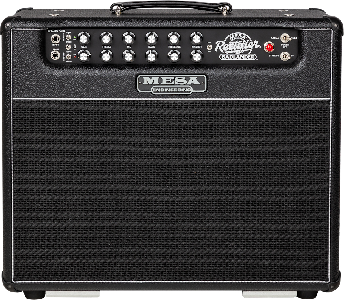 Mesa Boogie Badlander 50 Combo 20/50w El34 Black Bronco - Ampli Guitare Électrique Combo - Main picture