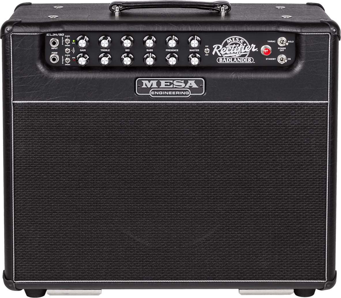 Mesa Boogie Badlander 50 Combo 20/50w El34 Black Taurus - Ampli Guitare Électrique Combo - Main picture