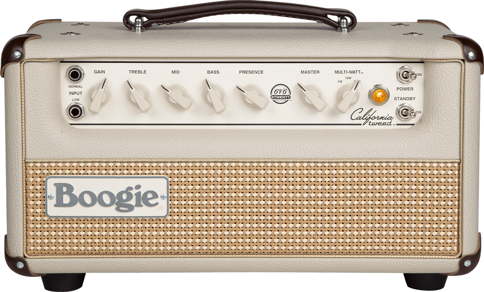 Mesa Boogie California Tweed 6v6 2:20 Head 1/10/20w - Ampli Guitare Électrique TÊte / PÉdale - Main picture