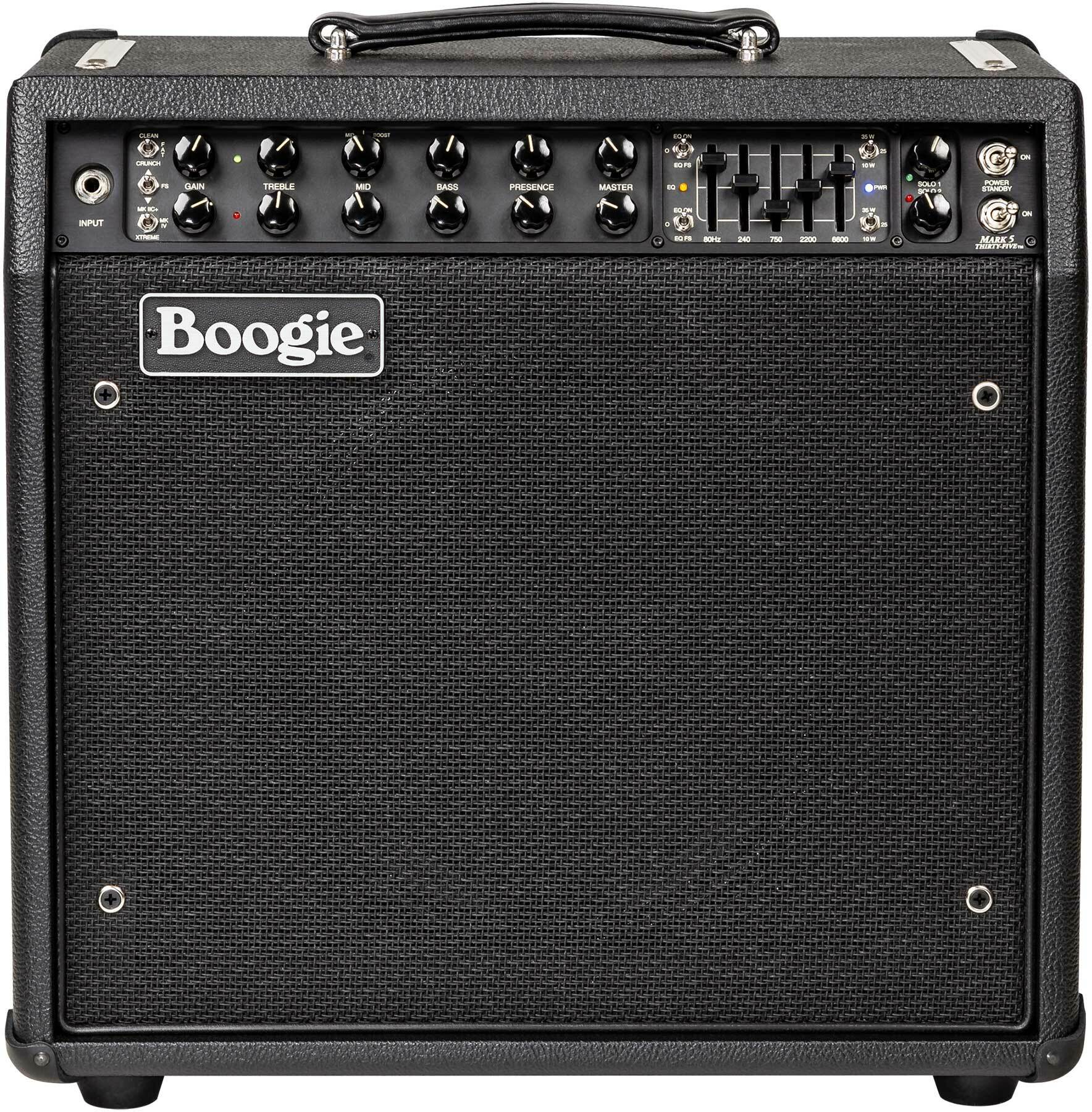 Mesa Boogie Mark Five 35 1x12 Combo 10/25/35w El84 Black Bronco - Ampli Guitare Électrique Combo - Main picture