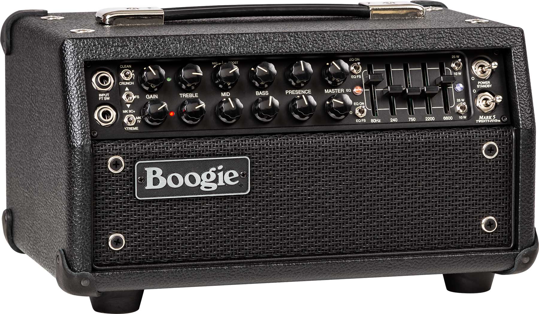 Mesa Boogie Mark Five 25 Head 10/25w El84 Black Bronco - Ampli Guitare Électrique TÊte / PÉdale - Variation 1