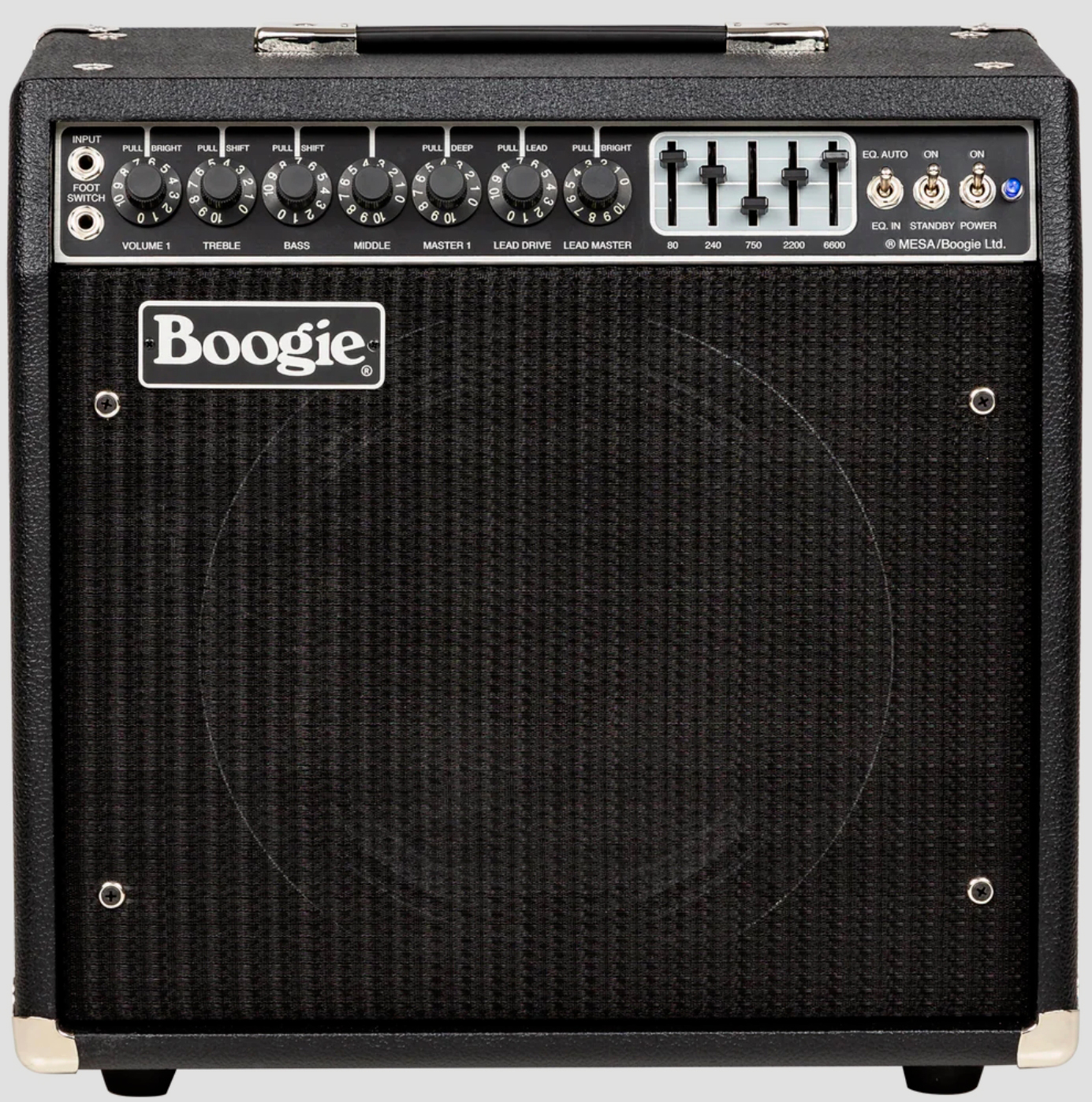 Mesa Boogie Mark Iic+ 1x12 Combo 25/75w 6l6 Black Bronco - Ampli Guitare Électrique Combo - Variation 1