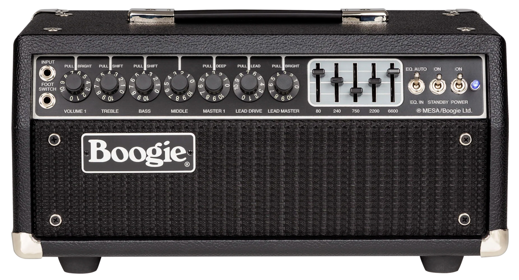Mesa Boogie Mark Iic+ Head 25/75w 6l6 Black Bronco - Ampli Guitare Électrique TÊte / PÉdale - Variation 1