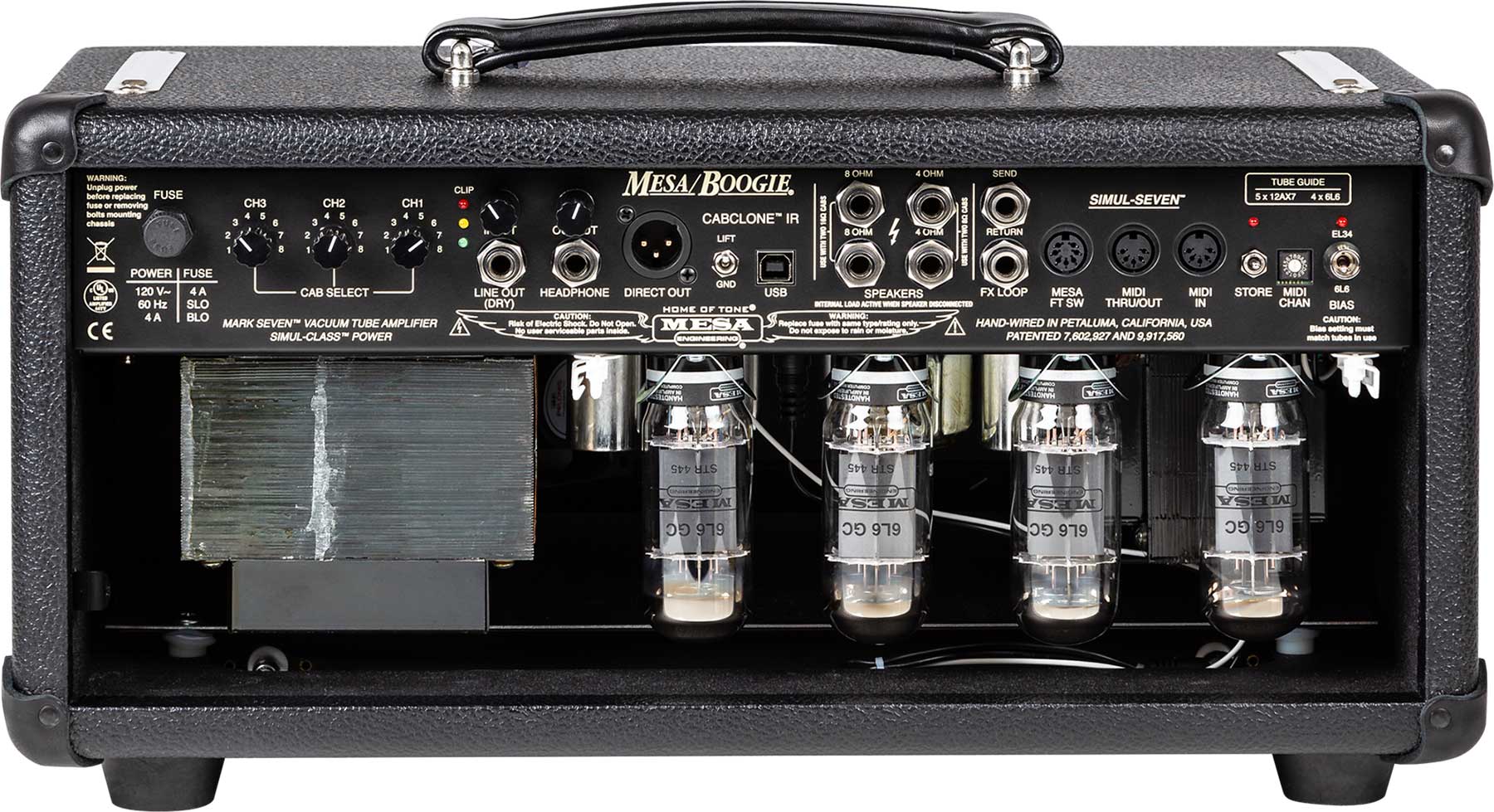 Mesa Boogie Mark Vii Head 25/45/90w 6l6 Black - Ampli Guitare Électrique TÊte / PÉdale - Variation 2