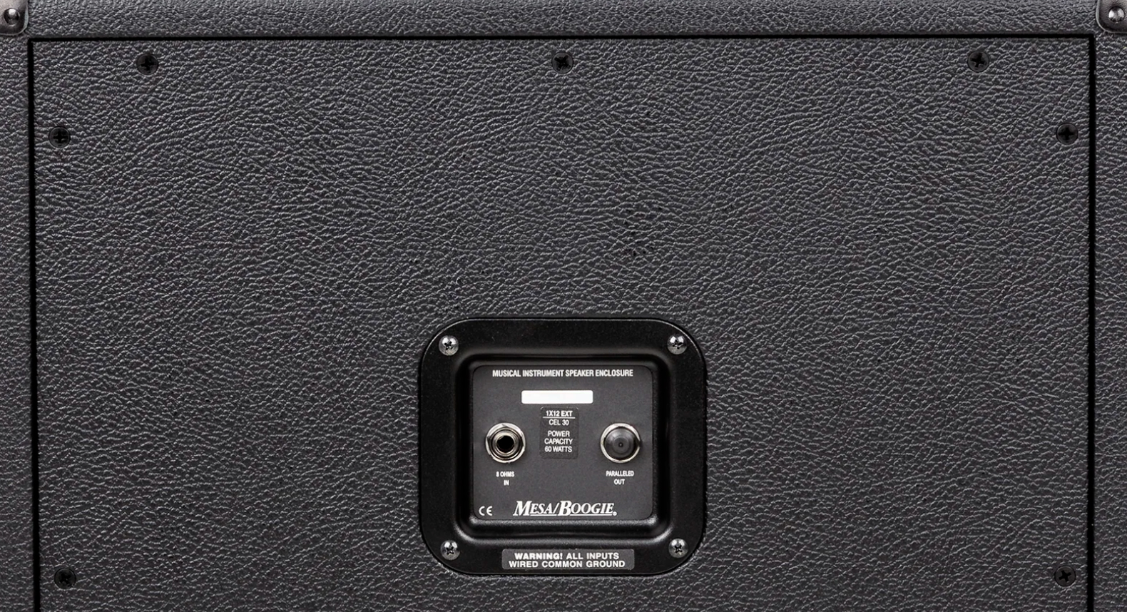 Mesa Boogie Rectifier 1x12 Mini Wide Straight Guitar Cab 60w 8-ohms Black Bronco - Baffle Ampli Guitare Électrique - Variation 2