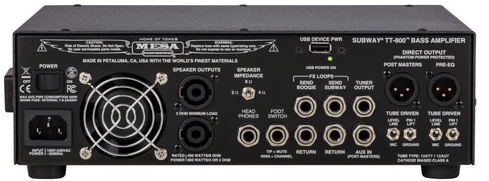 Mesa Boogie Subway Tt800 Bass Amp Metal Head 800w - TÊte Ampli Basse - Variation 1