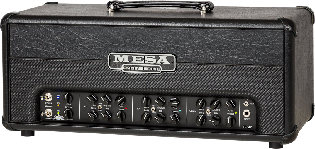 Mesa Boogie Triple Crown Tc50 Head 50w El34 Black Taurus - Ampli Guitare Électrique TÊte / PÉdale - Variation 1