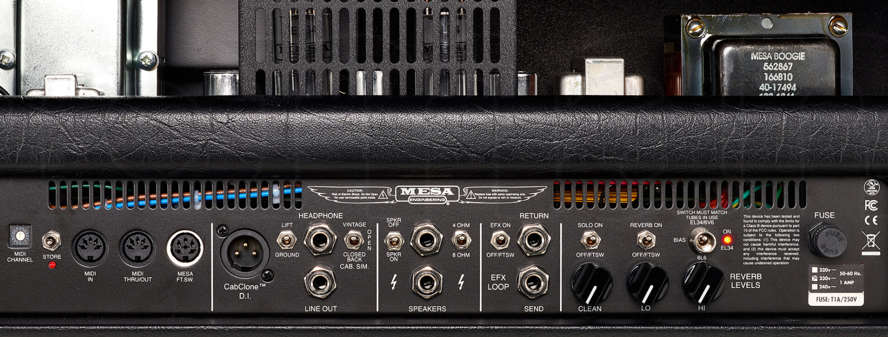 Mesa Boogie Triple Crown Tc50 Head 50w El34 Black Taurus - Ampli Guitare Électrique TÊte / PÉdale - Variation 3