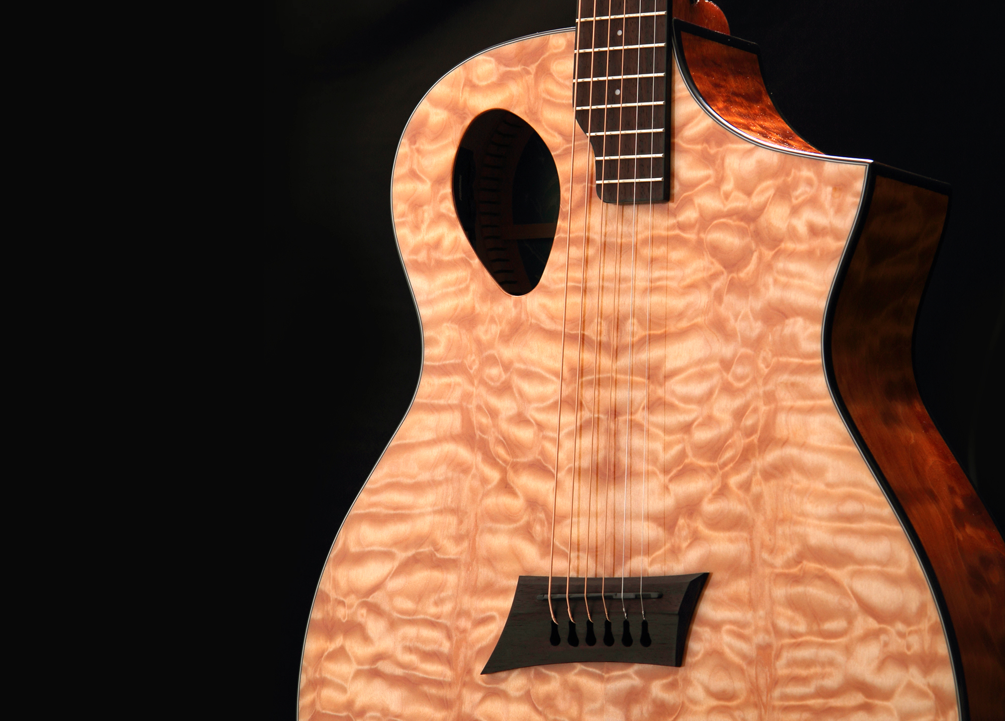 Michael Kelly Forte Port X Concert Cw Epicea Sapele Ova - Natural - Guitare Folk - Variation 1