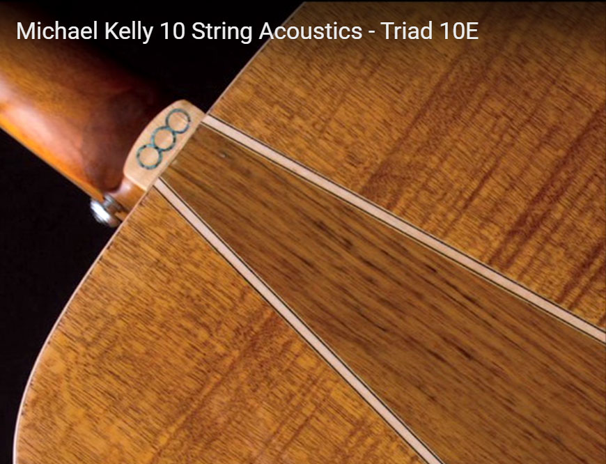 Michael Kelly Triad 10e 10-string Dreadnought Epicea Okoume/ovangkol Ova - Natural - Guitare Electro Acoustique - Variation 2