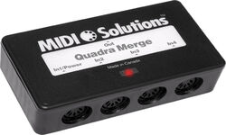 Interface midi Midi solutions Quadra Merge