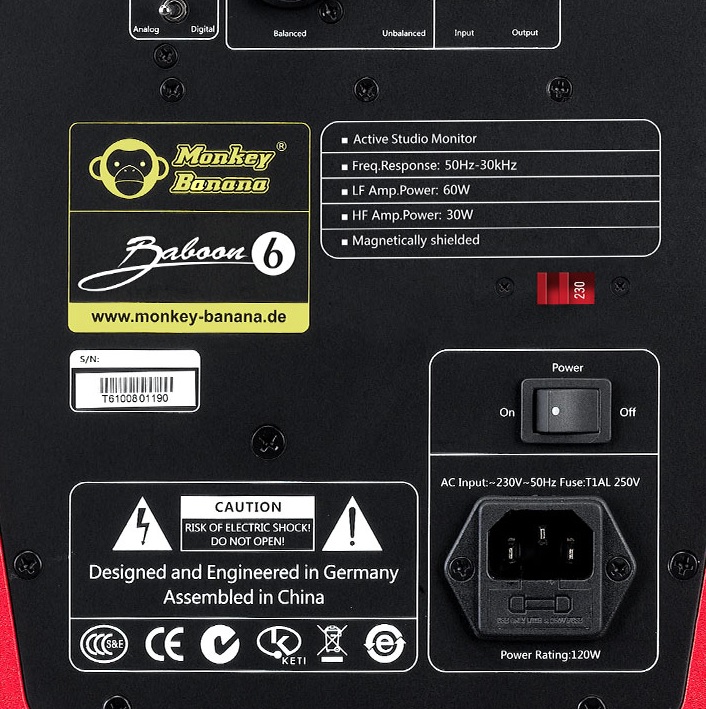 Monkey Banana Baboon 6 Black - La PiÈce - Enceinte Monitoring Active - Variation 3