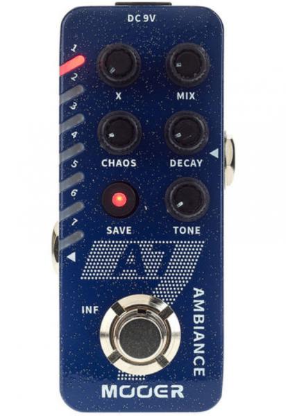 Pédale chorus / flanger / phaser / tremolo Mooer A7 Ambience Reverb