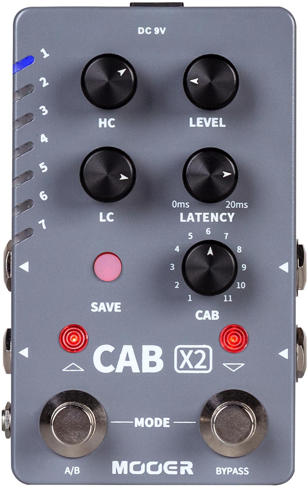 Simulateur de haut parleur Mooer Cab X2