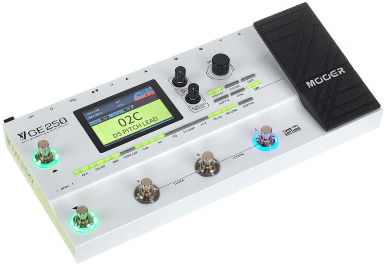 Multi effet guitare électrique Mooer GE250 Amp Modelling & Multi-Effects