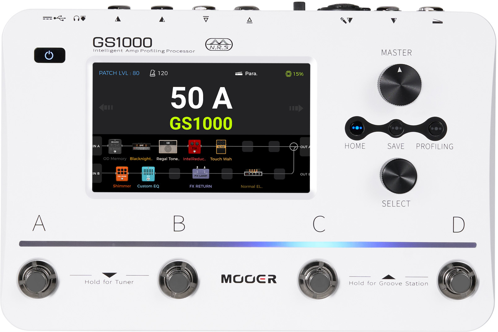 Mooer Gs1000 - Multi Effet Guitare Électrique - Main picture