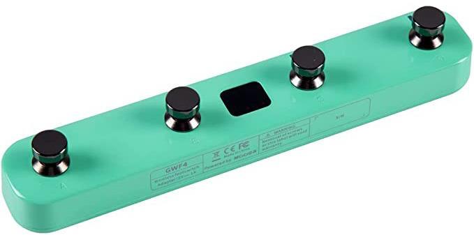 Pédale volume / boost. / expression Mooer GWF4 GTRS Wireless Footswitch - Surf Green