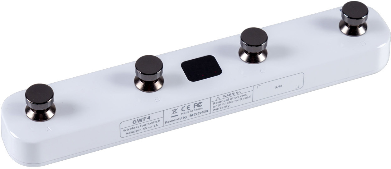 Mooer Gwf4 Gtrs Wireless Footswitch Vintage White - PÉdale Volume / Boost. / Expression - Main picture