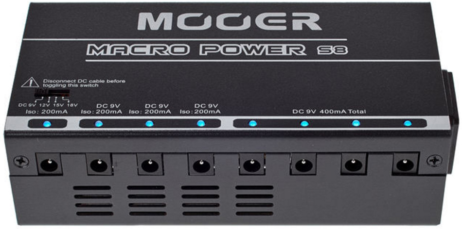 Mooer Macro Power S8 1200ma 9-12-15-18v - Alimentations PÉdales - Main picture