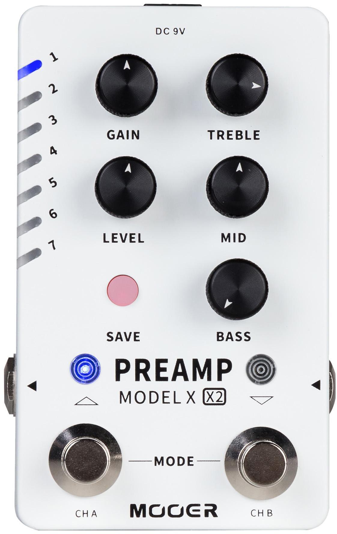 Preampli électrique Mooer Preamp Model X2
