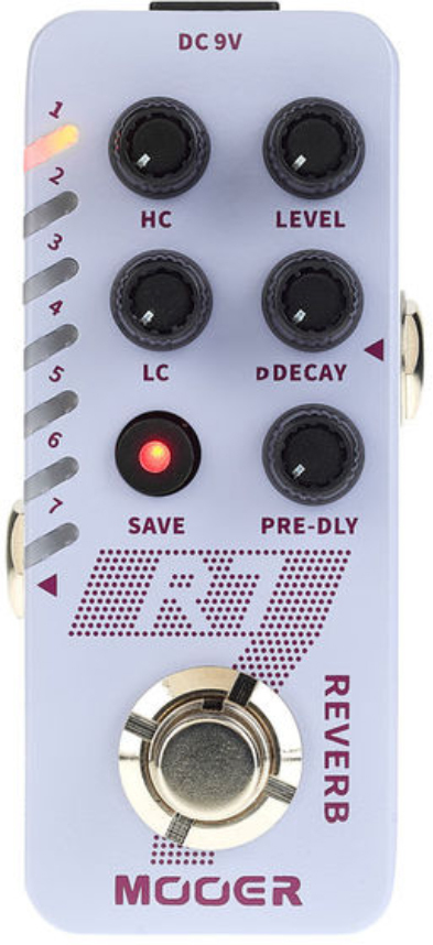 Mooer R7 Reverb - PÉdale Reverb / Delay / Echo - Main picture