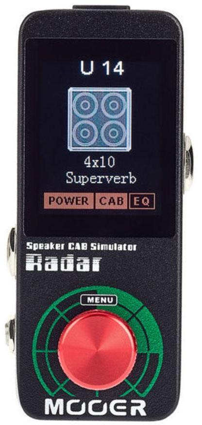 Simulateur de haut parleur Mooer Radar Speaker Cab Simulator