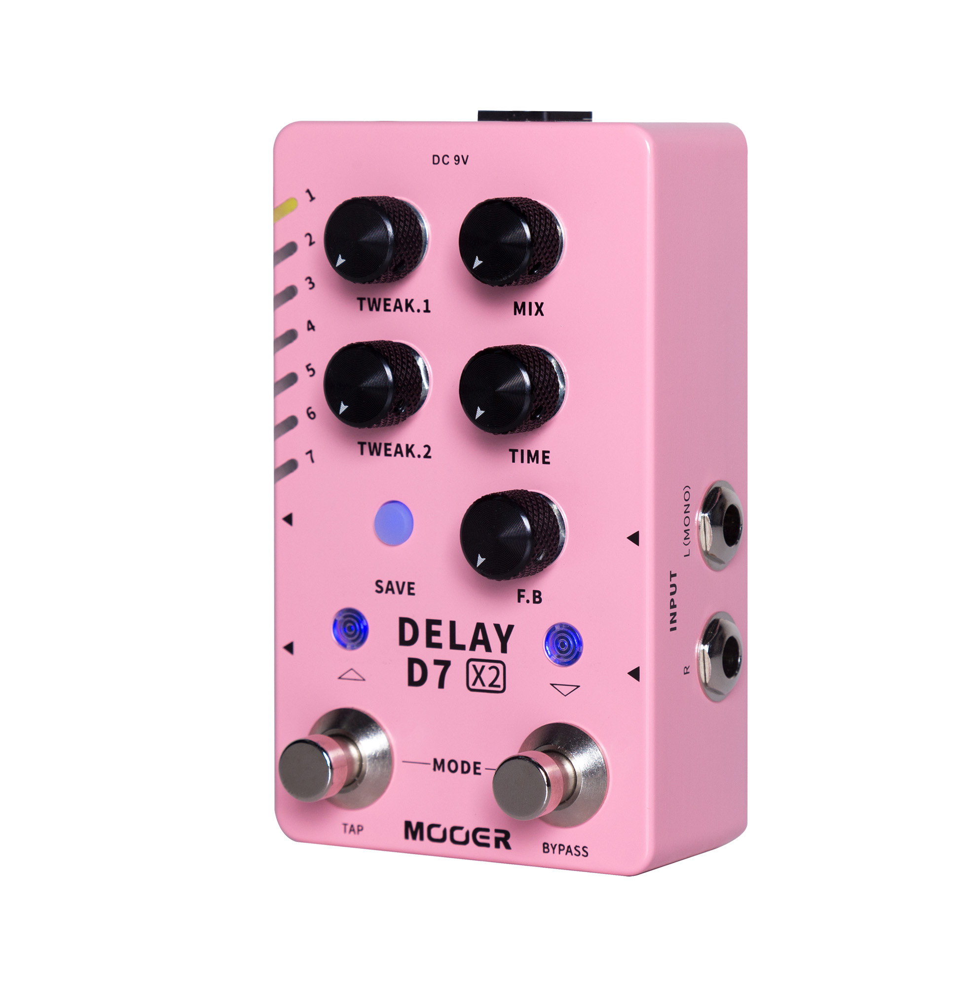 Mooer D7x2 Delay - PÉdale Reverb / Delay / Echo - Variation 2