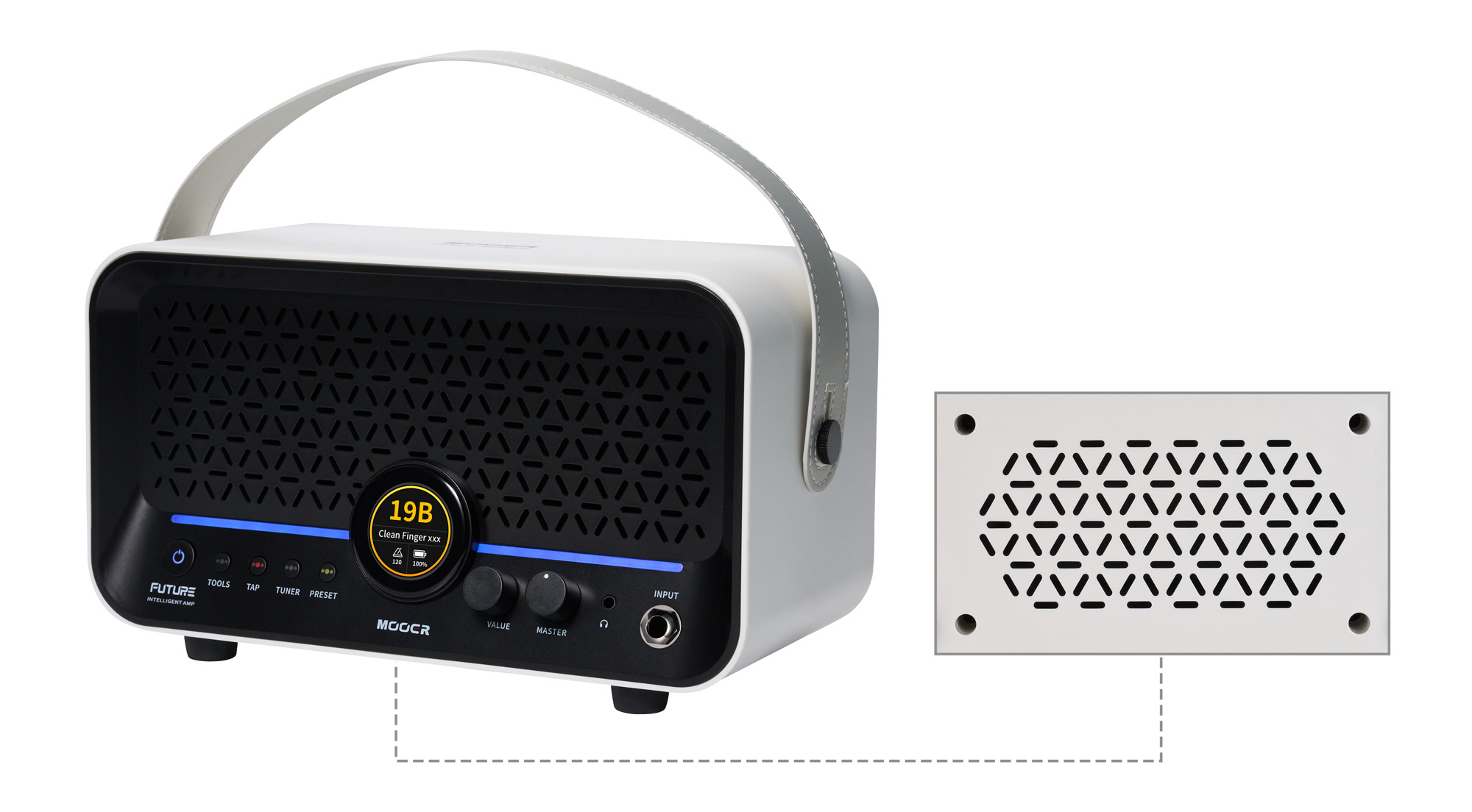 Mooer F15i Li 15w 2x2 Whte - Ampli Guitare Électrique Combo - Variation 3