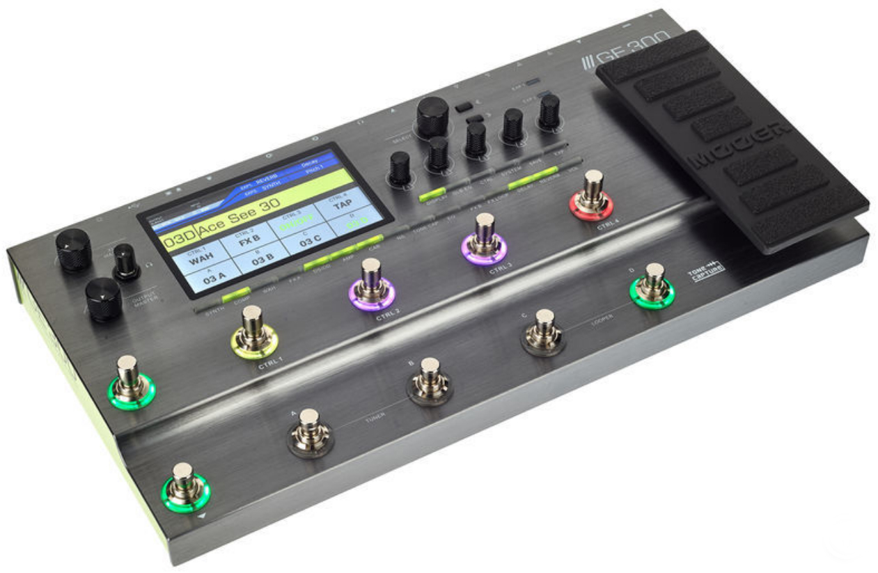 Multi effet guitare électrique Mooer GE300 Amp Modelling & Synth