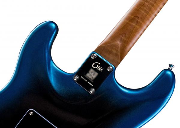 Guitare électrique modélisation & midi Mooer GTRS Professional P800 Intelligent Guitar - dark night