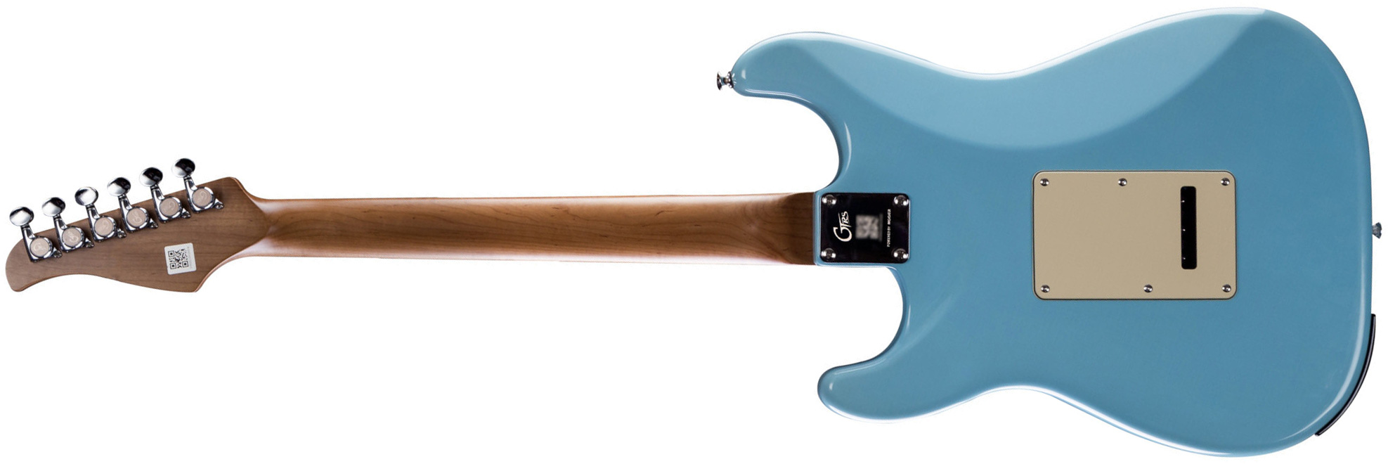 Mooer Gtrs P800 Pro Intelligent Guitar Hss Trem Rw - Tiffany Blue - Guitare Électrique ModÉlisation & Midi - Variation 1