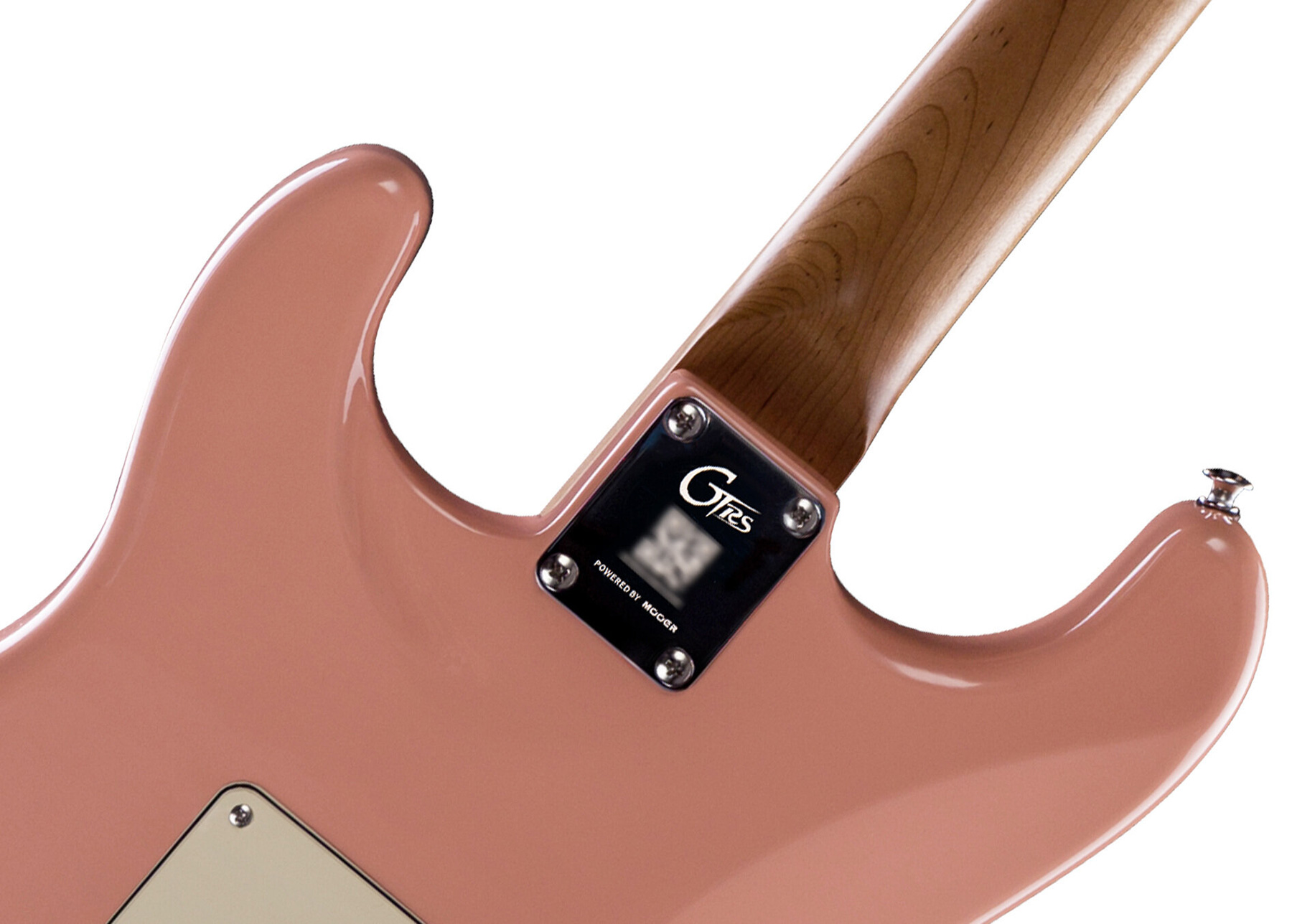Mooer Gtrs P800 Pro Intelligent Guitar Hss Trem Rw - Flamingo Pink - Guitare Électrique ModÉlisation & Midi - Variation 2