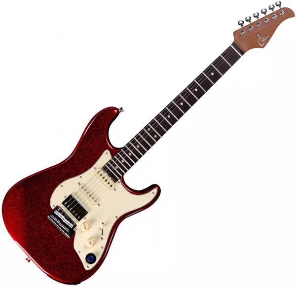 Guitare électrique modélisation & midi Mooer GTRS S800 Intelligent Guitar - Metal red