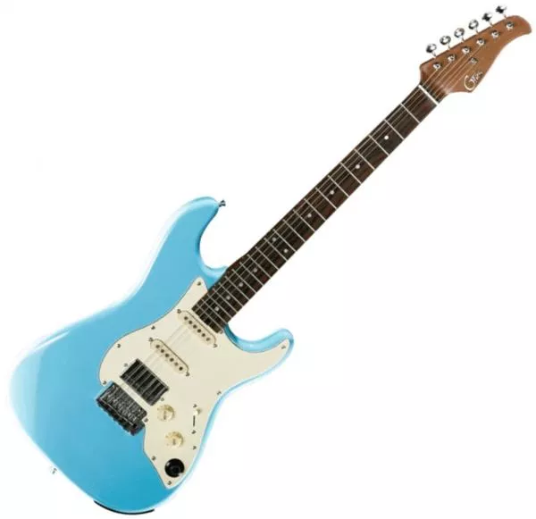 Guitare électrique modélisation & midi Mooer GTRS S800 Intelligent Guitar - Sonic blue