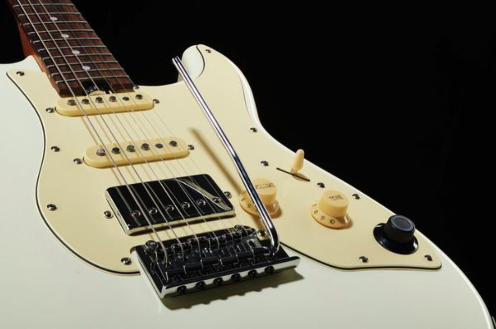 Mooer Gtrs S800 Hss Trem Rw - Vintage White - Guitare Électrique ModÉlisation & Midi - Variation 3