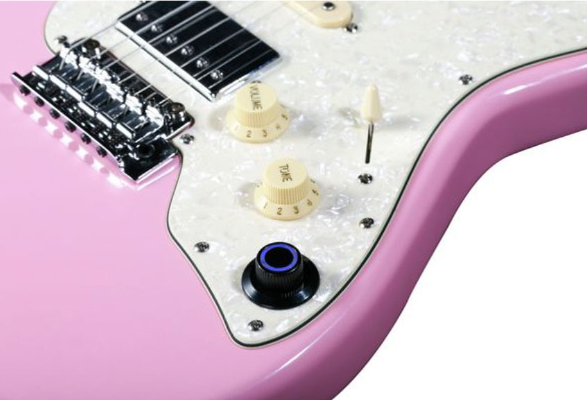 Mooer Gtrs S801 Hss Trem Mn - Shell Pink - Guitare Électrique ModÉlisation & Midi - Variation 2