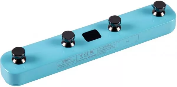 Pédale volume / boost. / expression Mooer GWF4 GTRS Wireless Footswitch - Sonic Blue