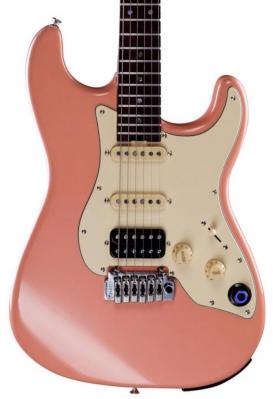 Guitare électrique modélisation & midi Mooer GTRS Professional P800 Intelligent Guitar - Flamingo pink