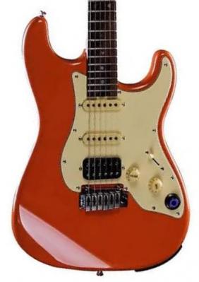 Guitare électrique modélisation & midi Mooer GTRS Professional P800 Intelligent Guitar - Fiesta red
