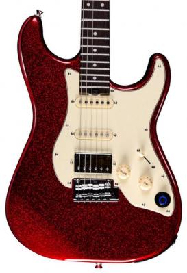 Guitare électrique modélisation & midi Mooer GTRS S800 Intelligent Guitar - Metal red